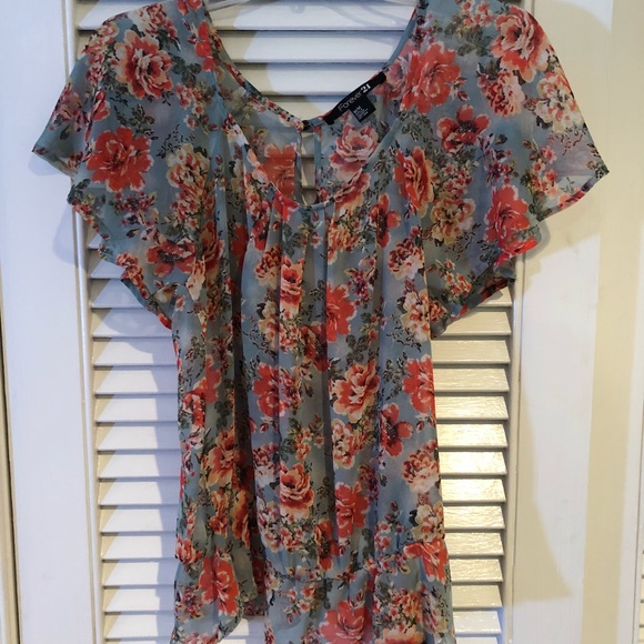 Flowered blouse - Picture 1 of 1